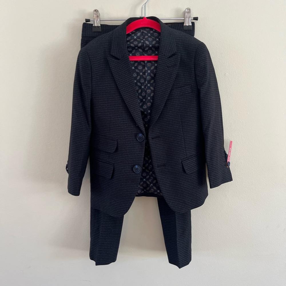 Isaac Mizrahi Navy Kids Blazer suit Set - Picture 3 of 8
